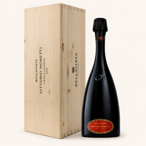 Bottiglia Magnum di Bellavista Riserva Vittorio Moretti 2016 Franciacorta DOCG con cassetta originale in legno 1,5 L