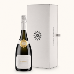 Bottiglia di Monte Rossa Cabochon Stellato Brut 2012 Franciacorta DOCG con astuccio originale 750 ml