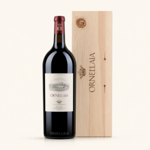 Bottiglia Magnum di Ornellaia 2022 Bolgheri DOC Superiore con cassetta originale in legno 1,5 L