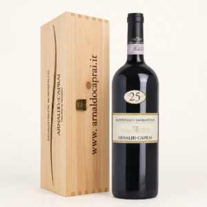 Bottiglia Magnum di Montefalco Sagrantino 25 Anni 2000 Arnaldo Caprai con cassetta originale in legno 1,5 L